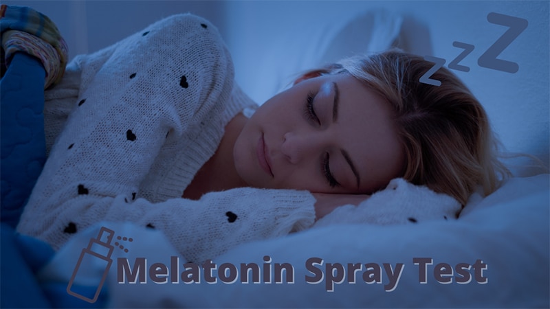 melatonin spray test
