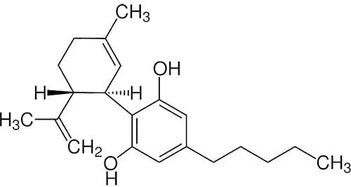 Cannabidiol Strukturformel