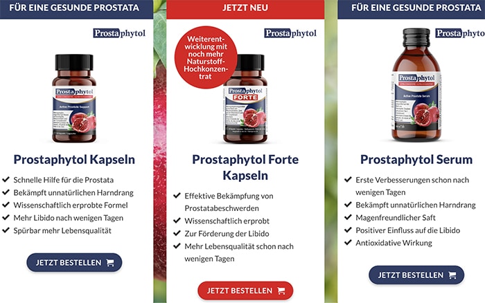 prostaphytol forte kapseln serum